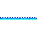 WAVES OF BLUE WAVY BORDER-Learning Materials-JadeMoghul Inc.