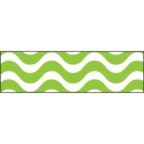 WAVY LIME BOLDER BORDERS-Learning Materials-JadeMoghul Inc.