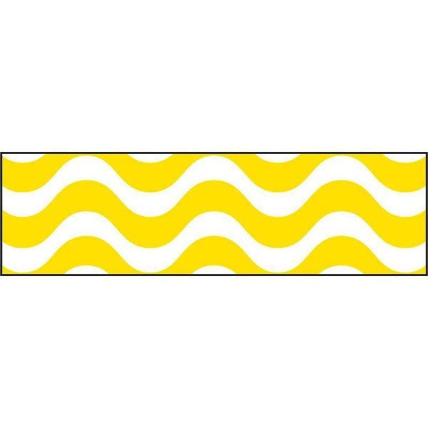 WAVY YELLOW BOLDER BORDERS-Learning Materials-JadeMoghul Inc.