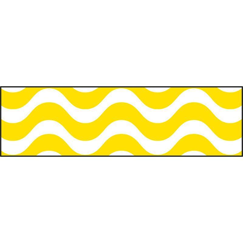 WAVY YELLOW BOLDER BORDERS-Learning Materials-JadeMoghul Inc.