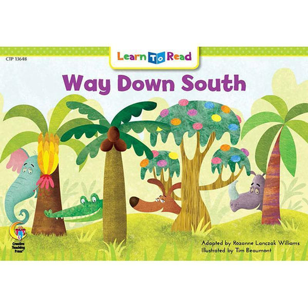 WAY DOWN SOUTH LEARN TO READ-Learning Materials-JadeMoghul Inc.