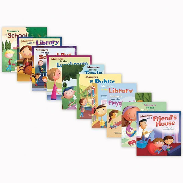 WAY TO BE MANNERS BOOK SET OF 10-Learning Materials-JadeMoghul Inc.