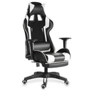 Wcg Gaming Chair PVC Household Armchair Ergonomic Computer Chair Office Chairs Lift and Swivel Function Adjustable Footrest AExp