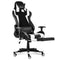 Wcg Gaming Chair PVC Household Armchair Ergonomic Computer Chair Office Chairs Lift and Swivel Function Adjustable Footrest AExp