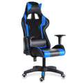 Wcg Gaming Chair PVC Household Armchair Ergonomic Computer Chair Office Chairs Lift and Swivel Function Adjustable Footrest AExp