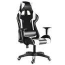 Wcg Gaming Chair PVC Household Armchair Ergonomic Computer Chair Office Chairs Lift and Swivel Function Adjustable Footrest AExp