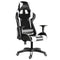 Wcg Gaming Chair PVC Household Armchair Ergonomic Computer Chair Office Chairs Lift and Swivel Function Adjustable Footrest AExp