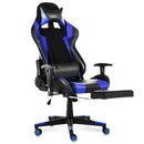 Wcg Gaming Chair PVC Household Armchair Ergonomic Computer Chair Office Chairs Lift and Swivel Function Adjustable Footrest AExp