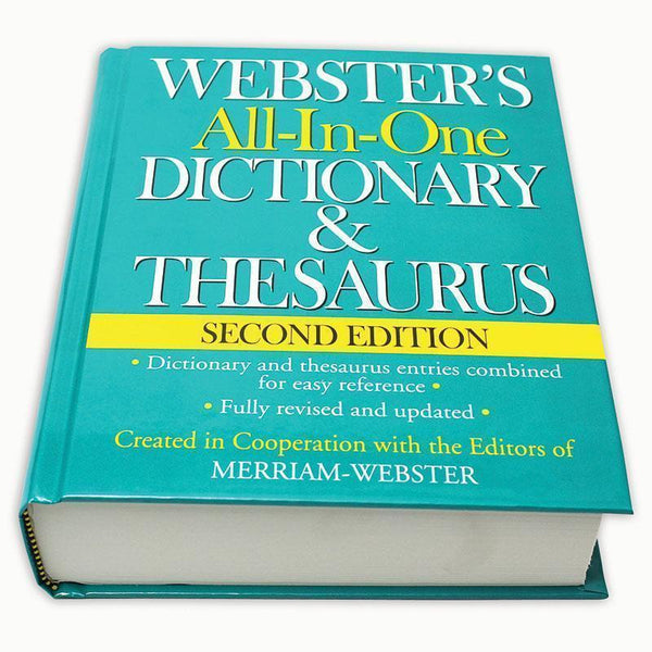 WEBSTERS ALL IN ONE DICTIONARY &-Learning Materials-JadeMoghul Inc.