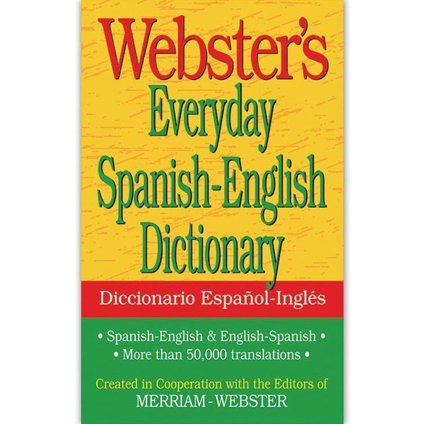 WEBSTERS EVERYDAY SPANISH ENGLISH-Learning Materials-JadeMoghul Inc.