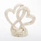 Wedding Cake Accessories Vintage Style Double Heart Design Cake Topper/Centerpiece Fashioncraft