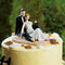 Wedding Cake Toppers Romantic Wedding Couple Lounging on the Beach Figurine (Pack of 1) JM Weddings