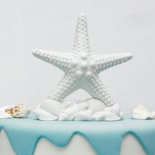 Wedding Cake Toppers Starfish Cake Topper (Pack of 1) JM Weddings