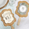 Wedding Ceremony Accessories Personalized Kraft Fan - Travel & Adventure (2 Sets of 12) Kate Aspen