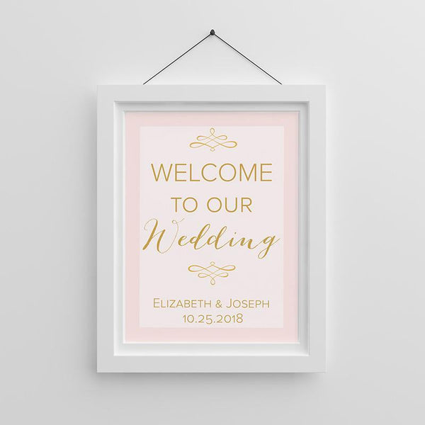 Wedding Ceremony Accessories Personalized Poster (18x24) - Modern Romance Kate Aspen