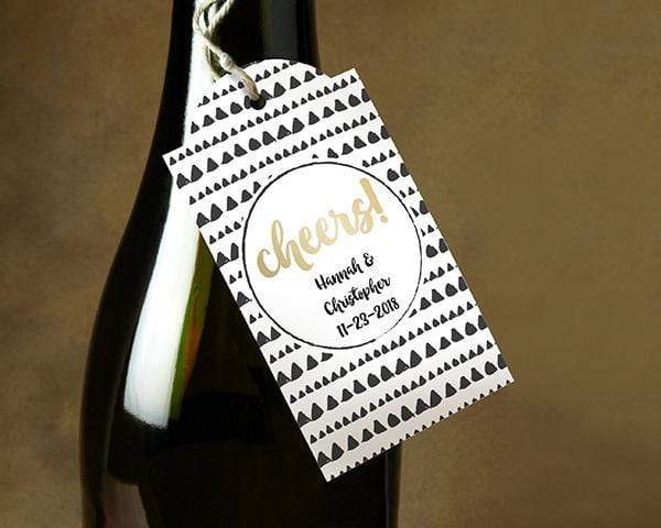 Wedding Ceremony Accessories Personalized Statement Tags - Modern Classic (Set of 12) Kate Aspen