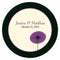 Romantic Elegance Small Sticker Indigo Blue (Pack of 1)-Wedding Favor Stationery-Indigo Blue-JadeMoghul Inc.