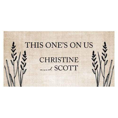 Wedding Favor Stationery Rustic Country Small Ticket Berry (Pack of 120) JM Weddings