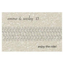 Wedding Favor Stationery Vehicle Tracks Card (Pack of 1) JM Weddings