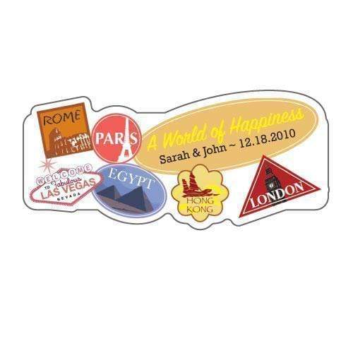 World of Happiness Sticker (Pack of 1)