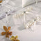 Wedding Garters Scattered Crystals Bridal Garter Set with Pearl Accent White (Pack of 1) JM Weddings