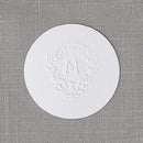 Wedding General Small Round Cards Plain - White (Pack of 48) JM Weddings