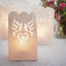 Wedding Luminaries (Pack of 12)-Ceremony Decorations-JadeMoghul Inc.