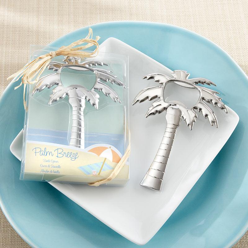 Wedding Reception Accessories Palm Breeze Chrome Palm Tree Bottle Opener Kate Aspen