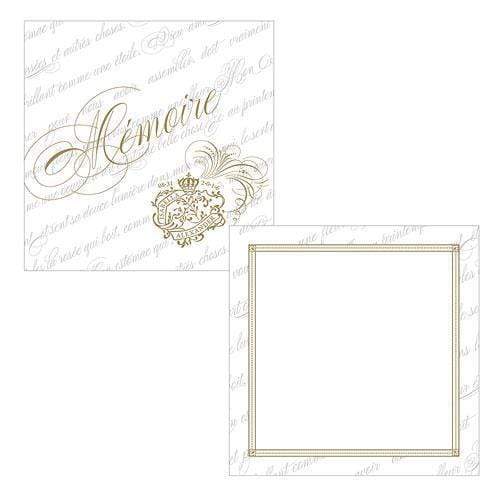 Wedding Reception Accessories Parisian Love Letter Memory Box Well Wishing Cards Vintage Gold (Pack of 1) Weddingstar