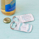 Wedding Reception Accessories Personalized Silver Bottle Opener - Beach Tides(24 Pcs) Kate Aspen