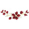 Wedding Reception Accessories Red Rose Flower Design Women Unique Wedding Hair Accessory TIY