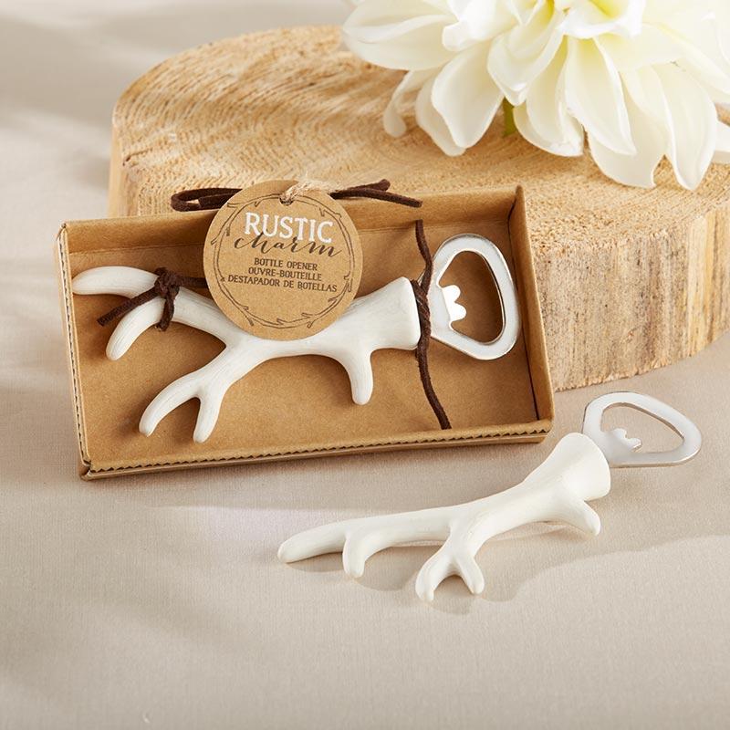 Wedding Reception Accessories Rustic Charm Antler Bottle Opener Kate Aspen