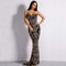 Wedding Reception Accessories Sexy Women Strapless Tube Pattern Sequin Embroidery Fishtail Evening Dress TIY