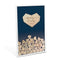 Wedding Reception Accessories Starry Night Wedding Drop Box Guest Book with Hearts (Pack of 1) JM Weddings