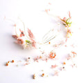 Sweet Women Fairy Style Pink Color Flower Butterfly Hair Accessory
