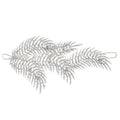Unique Silver Color Women Alloy Leaves Design Wedding Hair Clip