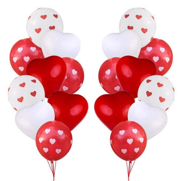 Valentine's Day Wedding Party Supply 40 Pcs Latex Balloons Set