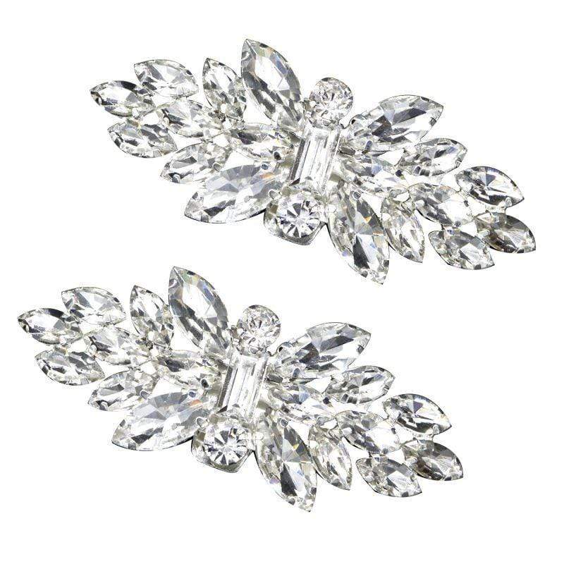 Women Wedding Jewelry Shiny Crystal Shoe Buckle