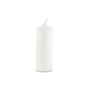 Wedding Reception Decorations Round Pillar Candles - Small White (Pack of 1) JM Weddings