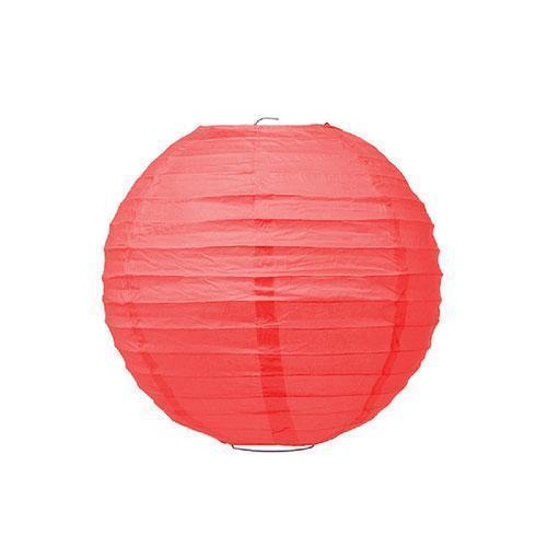 Wedding Reception Decorations Small Paper Lantern - Red (Pack of 1) JM Weddings