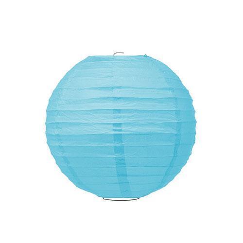 Wedding Reception Decorations Small Paper Lantern - Turquoise (Pack of 1) JM Weddings