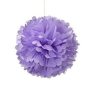 Wedding Reception Decorations Small Paper Pom Pom - Lavender (Pack of 1) JM Weddings