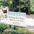 Wedding Signs Personalized Directional Sign (18x12) - Seaside Escape Kate Aspen