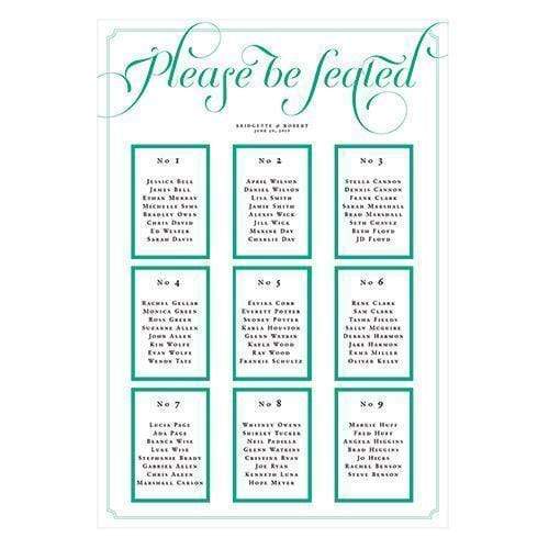 Wedding Signs Personalized Seating Chart Kit with Expressions Design Vintage Pink Text With White Background (Pack of 1) Weddingstar