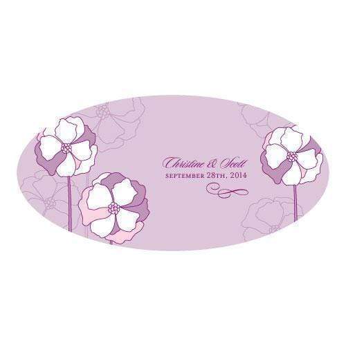 Wedding Signs Pinwheel Poppy Small Cling Vintage Pink (Pack of 1) JM Weddings