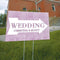 Wedding Signs Pointing Arrow Wedding Directional Sign Caribbean Blue (Pack of 1) Weddingstar