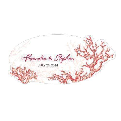 Wedding Signs Reef Coral Small Cling Berry (Pack of 1) Weddingstar