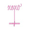 Wedding Signs Script XOXO Acrylic Sign - Dark Pink (Pack of 1) JM Weddings