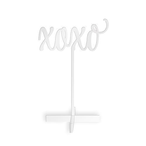 Wedding Signs Script XOXO Acrylic Sign - White (Pack of 1) JM Weddings