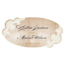 Wedding Signs Vintage Lace Small Cling Berry (Pack of 1) JM Weddings